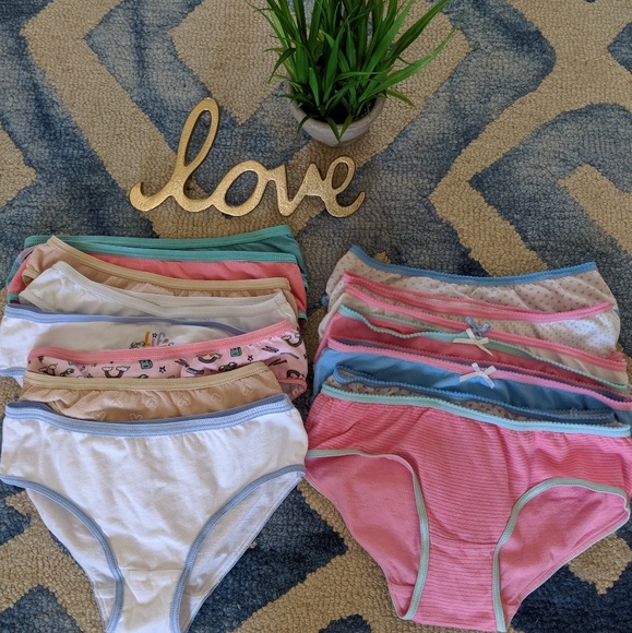 Cat Jack Accessories Girls Underwear Size 6 15 Pair Bundle